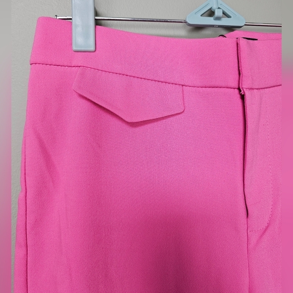 Zara Women's Pink Mini Flare Pants SMALL - Picture 7 of 12